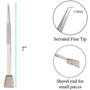 Verktyg - Rak pincett med skopa, 1 styck