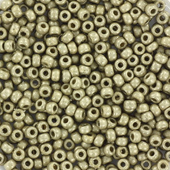 Miyuki seed beads - Matte LT Pewter 11/0