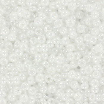 Miyuki seed beads - White Ceylon 11/0