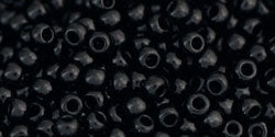 TOHO seed beads - Opaque Jet 11/0