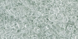 TOHO seed beads - Transparent Crystal  8/0