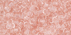 TOHO seed beads - Transparent Rosaline 8/0