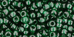 TOHO seed beads - Transparent Green Emerald  8/0