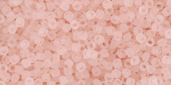 TOHO seed beads - Transparent-Frosted Rosaline 15/0