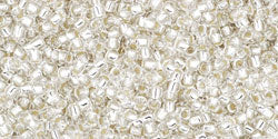 TOHO seed beads - Silver-Lined Crystal 15/0