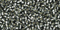 TOHO seed beads - Silver-Lined Grey 15/0