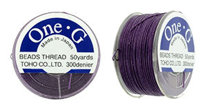 One-G pärltråd - Purple 50 yards