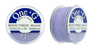 One-G pärltråd - Light Lavender 50 yards