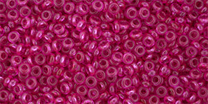 TOHO Demi Round -  Transparent - Pink Yarrow  11/0