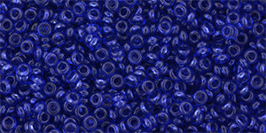 TOHO Demi Round -  Transparent - Lapis Blue 11/0