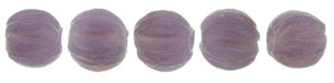 Tjeckiska Melon Round - Milky Amethyst 3mm 50- pack