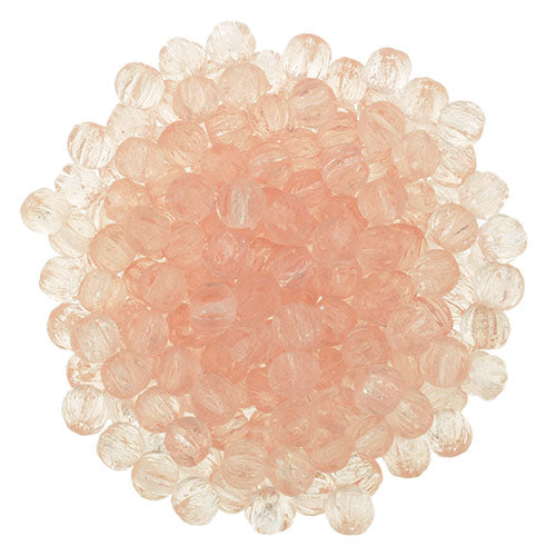 Tjeckiska Melon Round - Rosaline 3mm 50- pack