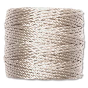 S-lon Heavy Macrame Cord - Light Grey 1 rulle