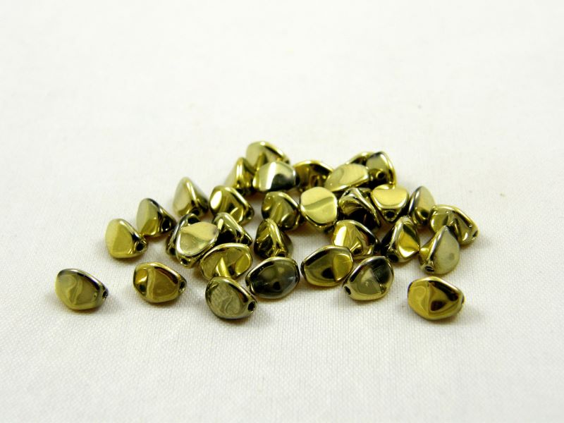 Pinch Bead - Crystal Full Amber (00030-26440) 5mm