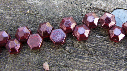 Honeycomb Jewel - Ruby Wine 6mm, 1 sträng