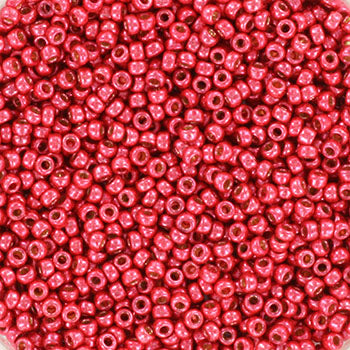 Miyuki seed beads - Duracoat Galvanized LT Cranberry 15/0