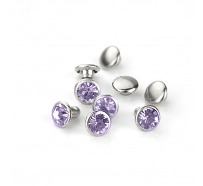 Nitar ImpressArt - Czech Crystal Snap Rivets, Round- Alexandrite (5st)