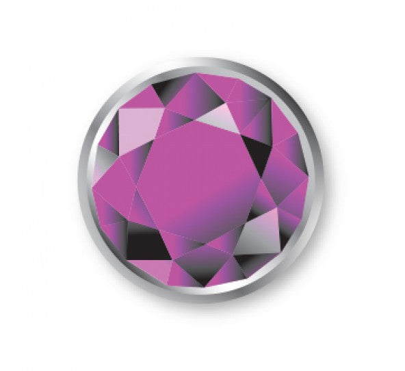 Nitar ImpressArt - Czech Crystal Snap Rivets, Round- Pink Tourmaline (5st)