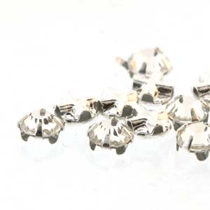 Rose Montees SS20 - Crystal Silver 4,7mm 10- pack