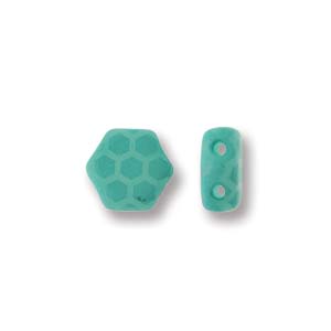 Honeycomb - Silk Laser Silk Turquoise Core  6mm, 1 sträng