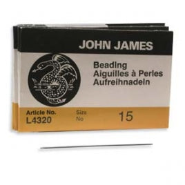 Pärlnålar - John James, nr 15, 25- pack