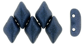 Matubo Gemduo - Metallic Suede Dark Blue 8x5mm