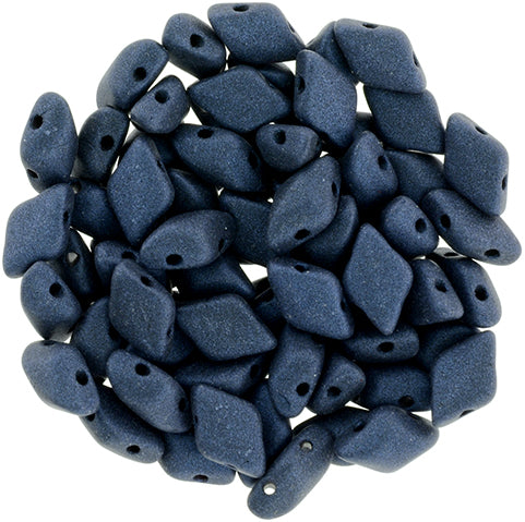 Matubo Gemduo - Metallic Suede Dark Blue 8x5mm, 10 gram