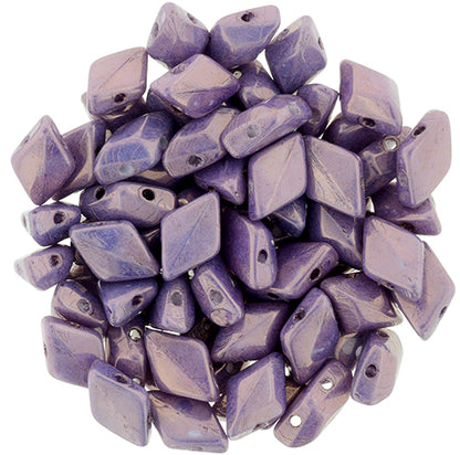 Matubo Gemduo - Metallic Amethyst Chalk 8x5mm, 10 gram