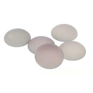 Cabochon Backlit - Matte Pink Mist 25mm, 1 styck