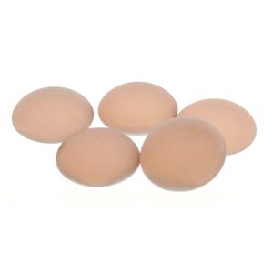 Cabochon Backlit - Matte Peach 25mm, 1 styck