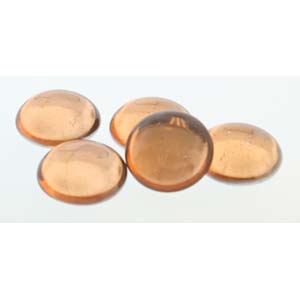 Cabochon Backlit - Peach  25mm, 1 styck