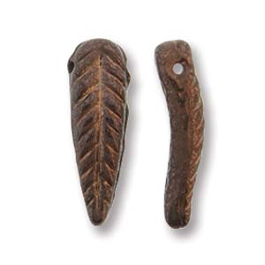 Bird Feather - Jet Bronze 5x17mm 1 stäng