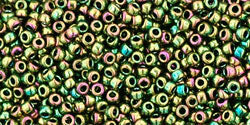 TOHO seed beads - Higher- Metallic Iris Olivine 15/0