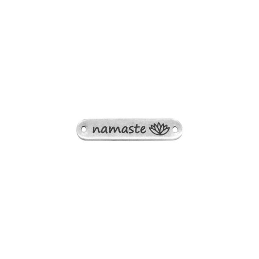 Connector Silverfärgat - Namaste 25x5mm