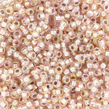 Miyuki seed beads - Silverlined Light Blush AB 11/0