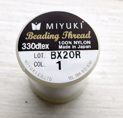 Miyuki  Beading Therad - White