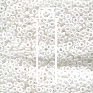 Miyuki Spacer - Opaque White 2.2x1mm 7 gram