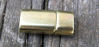 Magnetås Bronsfärgat - Breda Runda band 10x5mm, 1 set