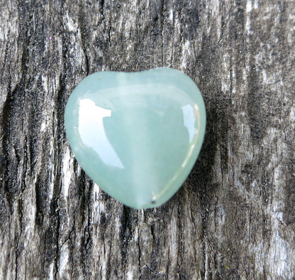 Aventurine  - Hjärta grön 10 mm, 1 styck