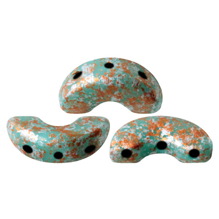 Arcos® par Puca® - Opaque Green Turquoise Tweedy 10 gram