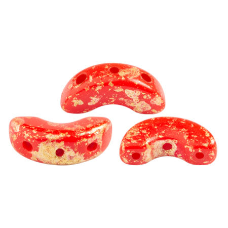 Arcos® par Puca® - Opaque Light Coral Red Splash 10 gram