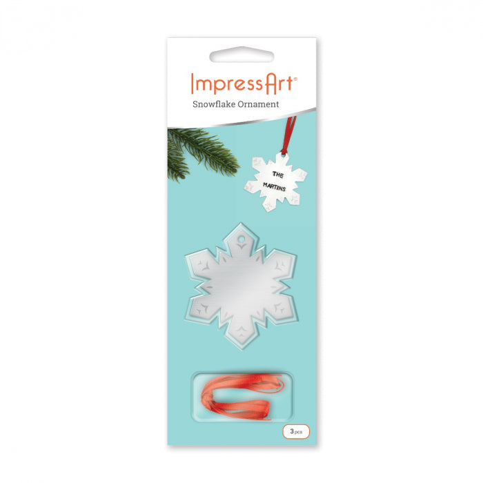 ImpressArt - Julafton / Snowflake Snöflinga (3st)