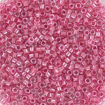 Miyuki Delica - Sparkling Peony Pink lined Crystal 11/0