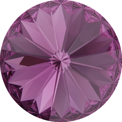 Swarovski crystals Rivoli - Amethyst 18mm