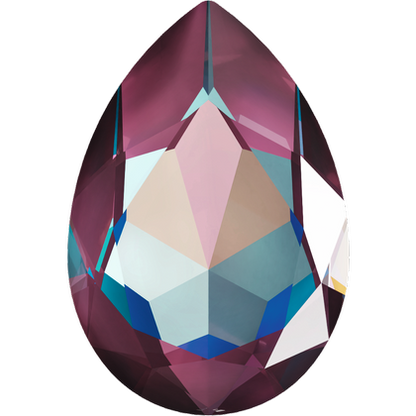 Swarovski crystals Large Fancy Pear (4327) -Burgundy Delite