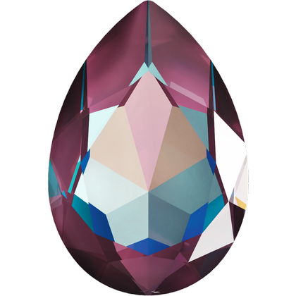 Swarovski crystals Large Fancy Pear (4327) -Burgundy Delite