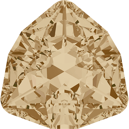 Swarovski crystals Trilliant Stone (4702) - Crystal Golden Shadow