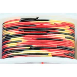 Artistic Wire 20 Ga - Multicolor Red/Gold/Black, 1 rulle