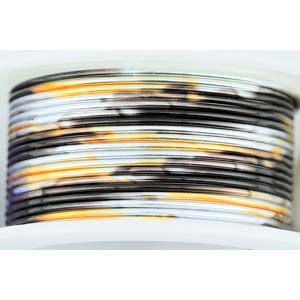 Artistic Wire 20 Ga - Multicolor Silver/Gold/Black, 1 rulle