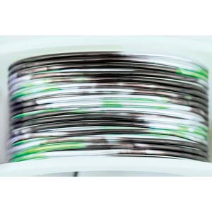 Artistic Wire 20 Ga - Multicolor Silver/Black/Green, 1 rulle